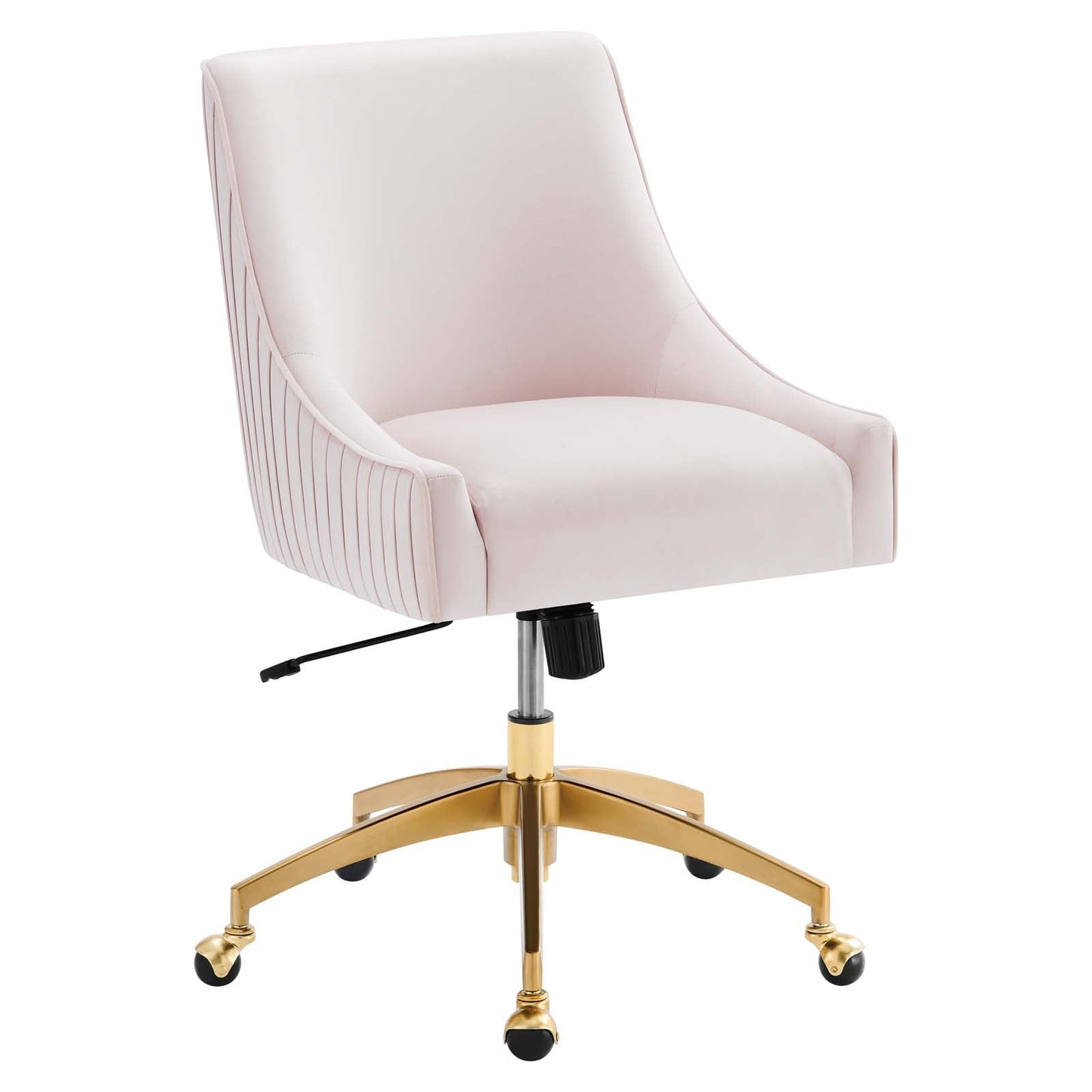 Discern Performance Velvet Office Chair Pink EEI-5080-PNK