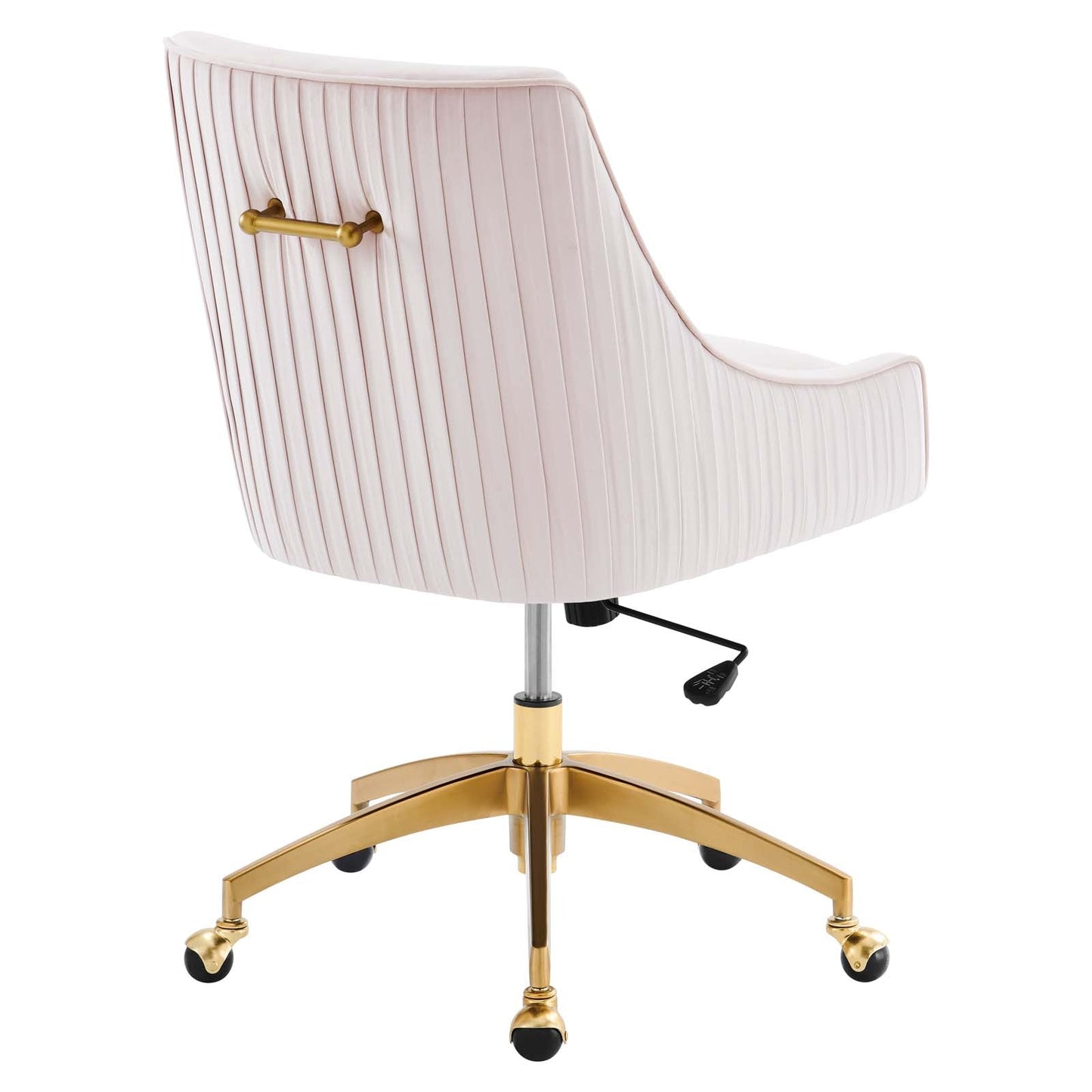 Discern Performance Velvet Office Chair Pink EEI-5080-PNK