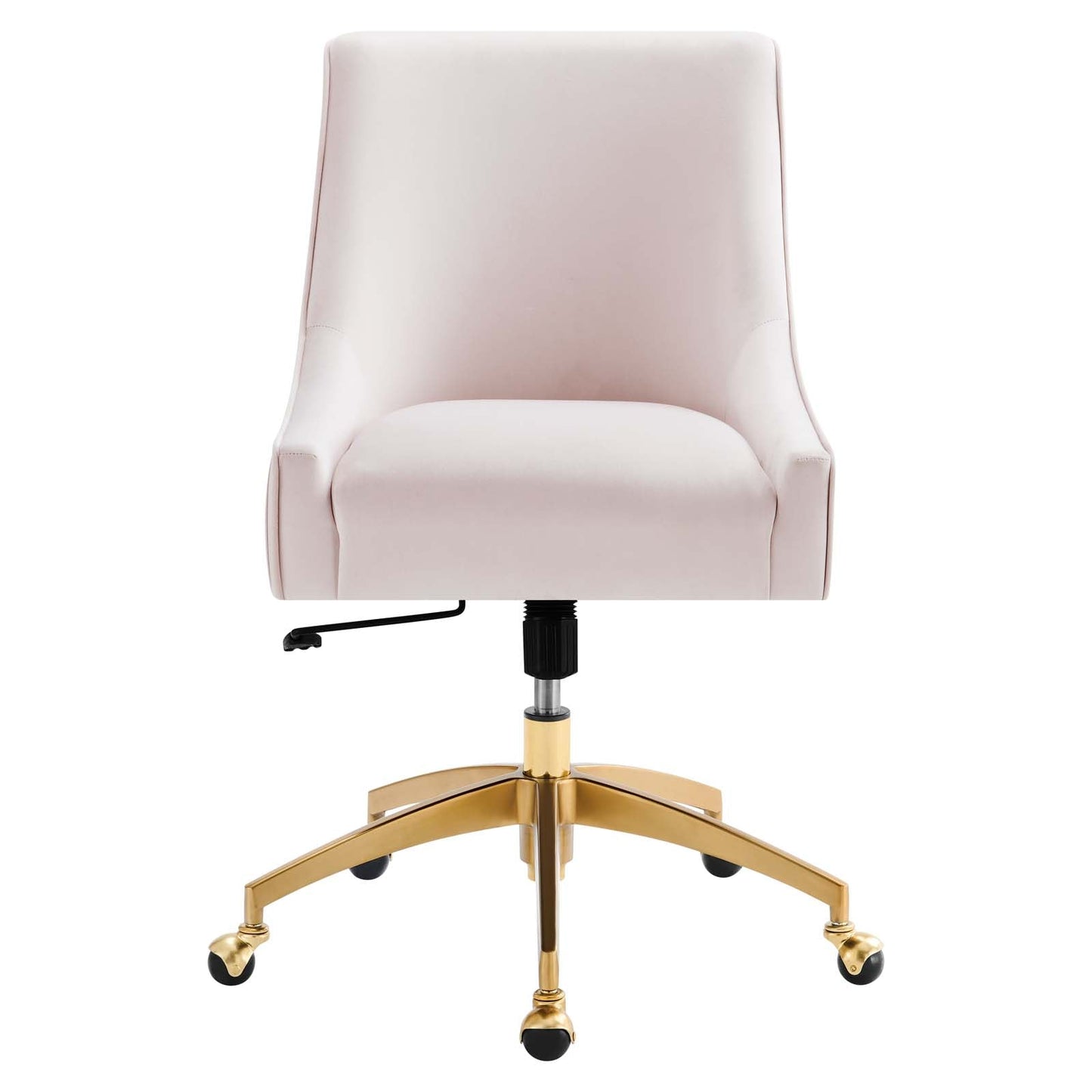 Discern Performance Velvet Office Chair Pink EEI-5080-PNK