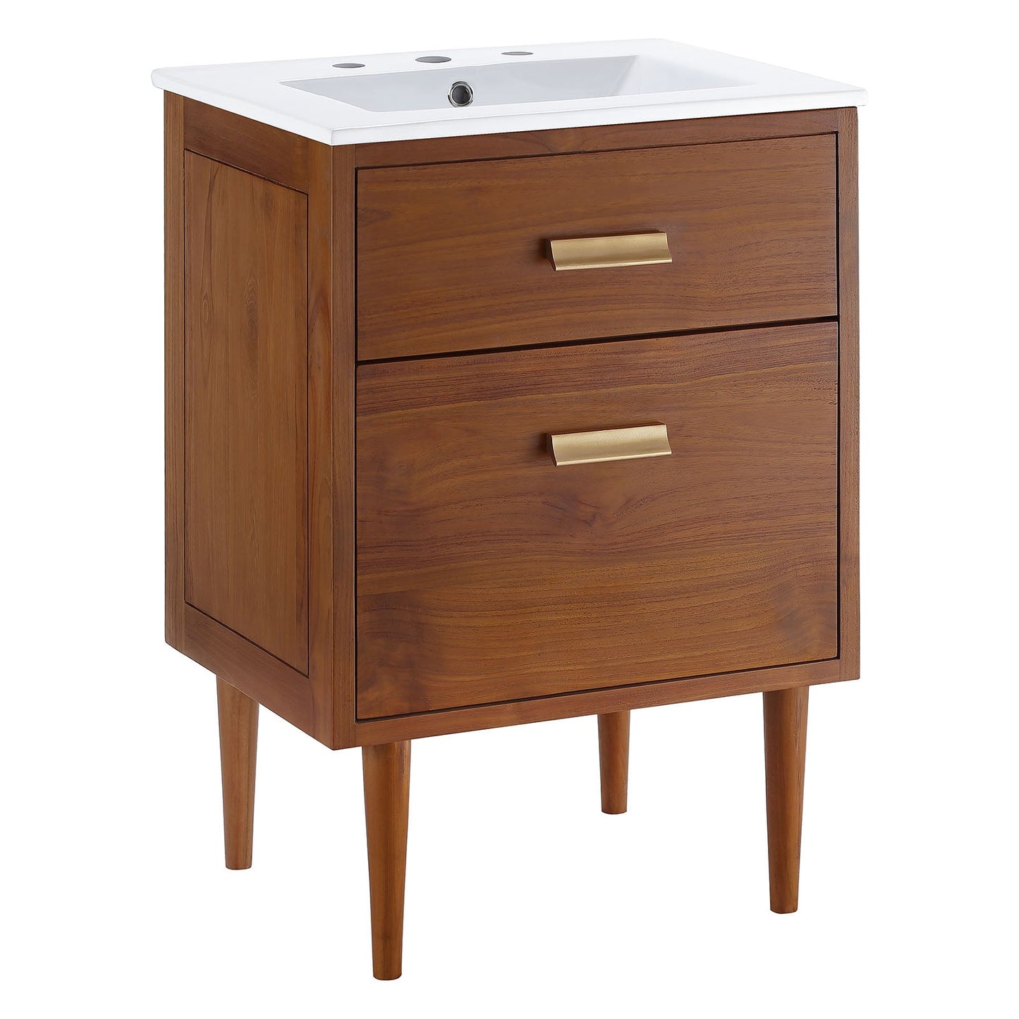 Cassia 24" Bathroom Vanity Natural White EEI-5108-NAT-WHI