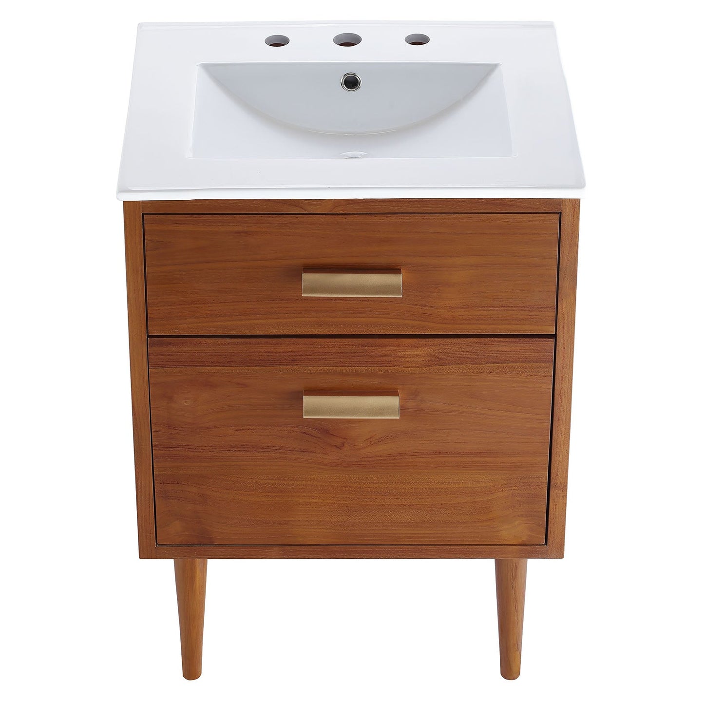 Cassia 24" Bathroom Vanity Natural White EEI-5108-NAT-WHI