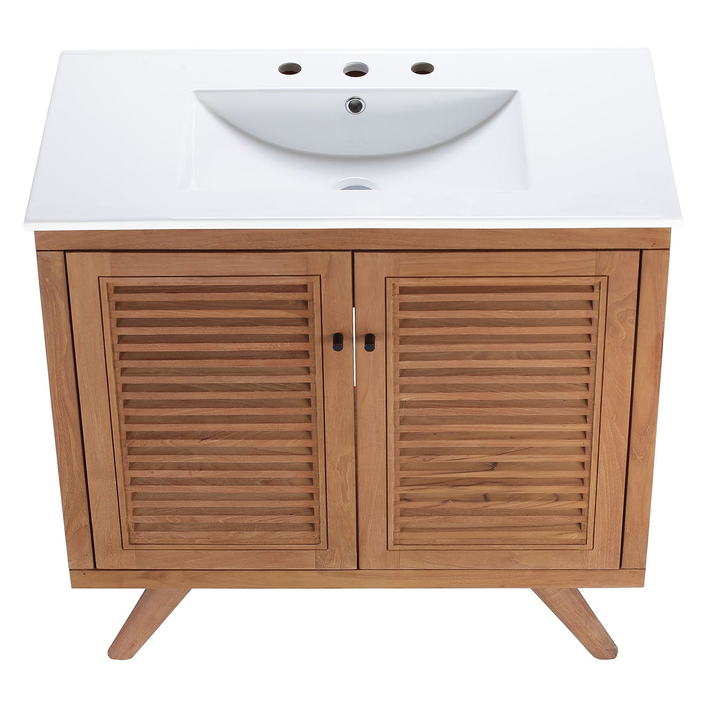 Birdie 36" Bathroom Vanity Natural White EEI-5113-NAT-WHI