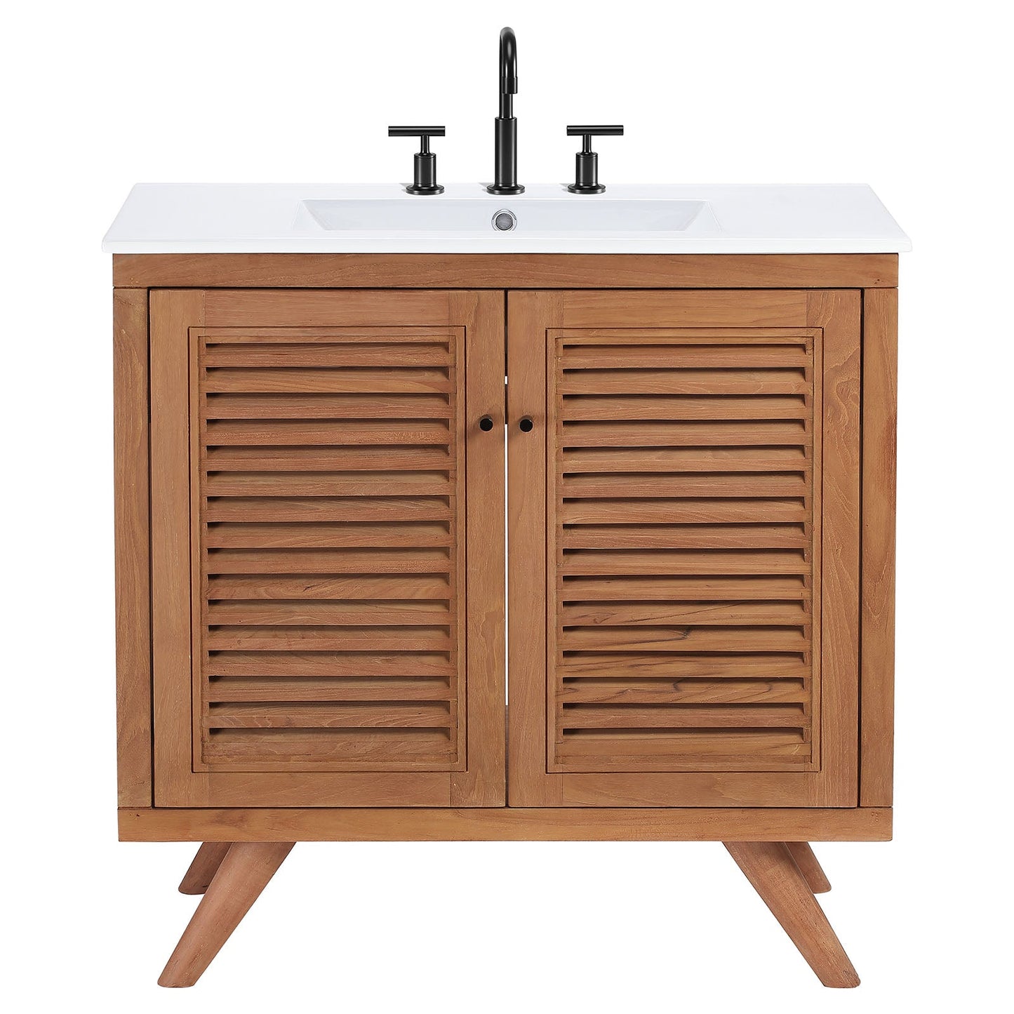 Birdie 36" Bathroom Vanity Natural White EEI-5113-NAT-WHI