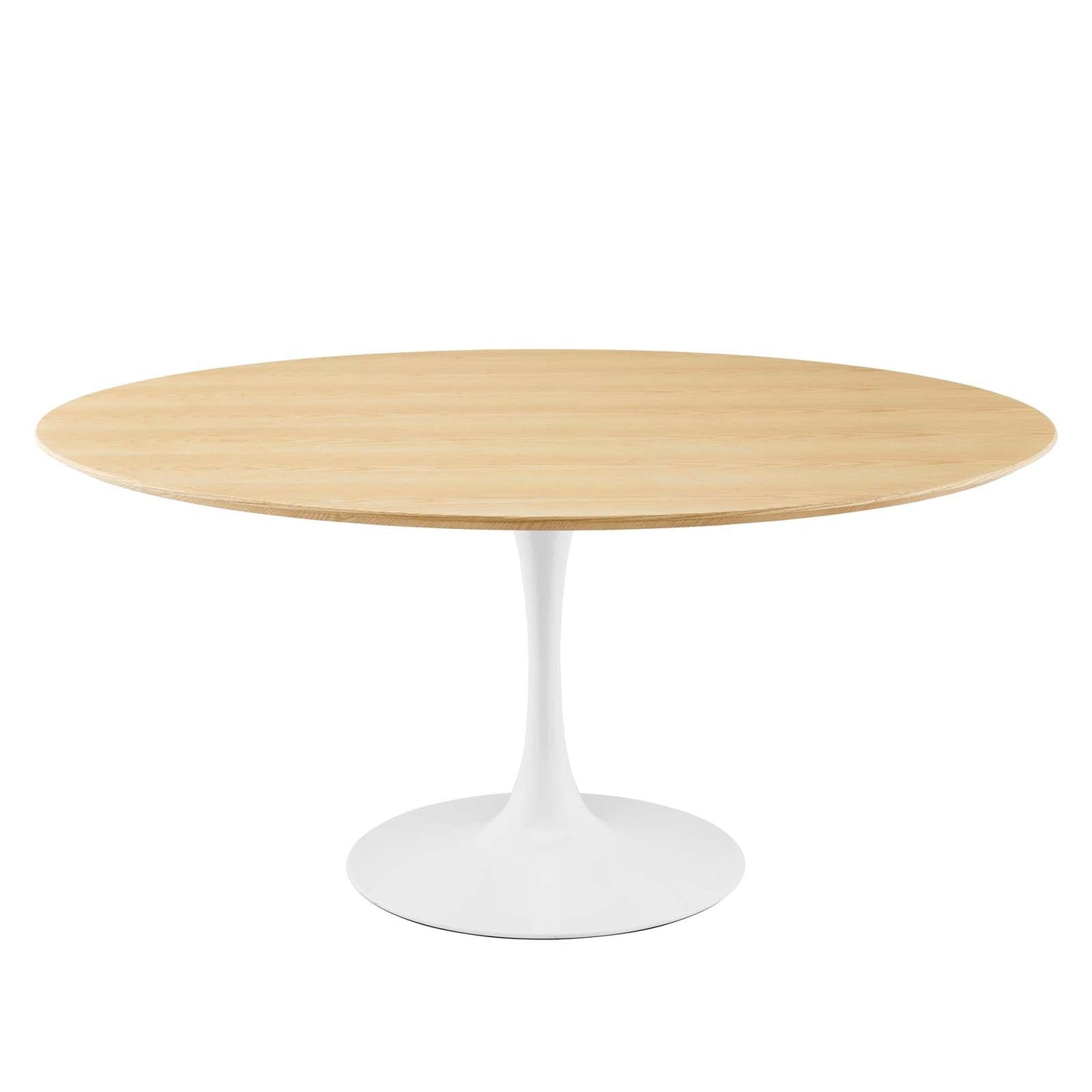 Lippa 60" Dining Table White Natural EEI-5176-WHI-NAT