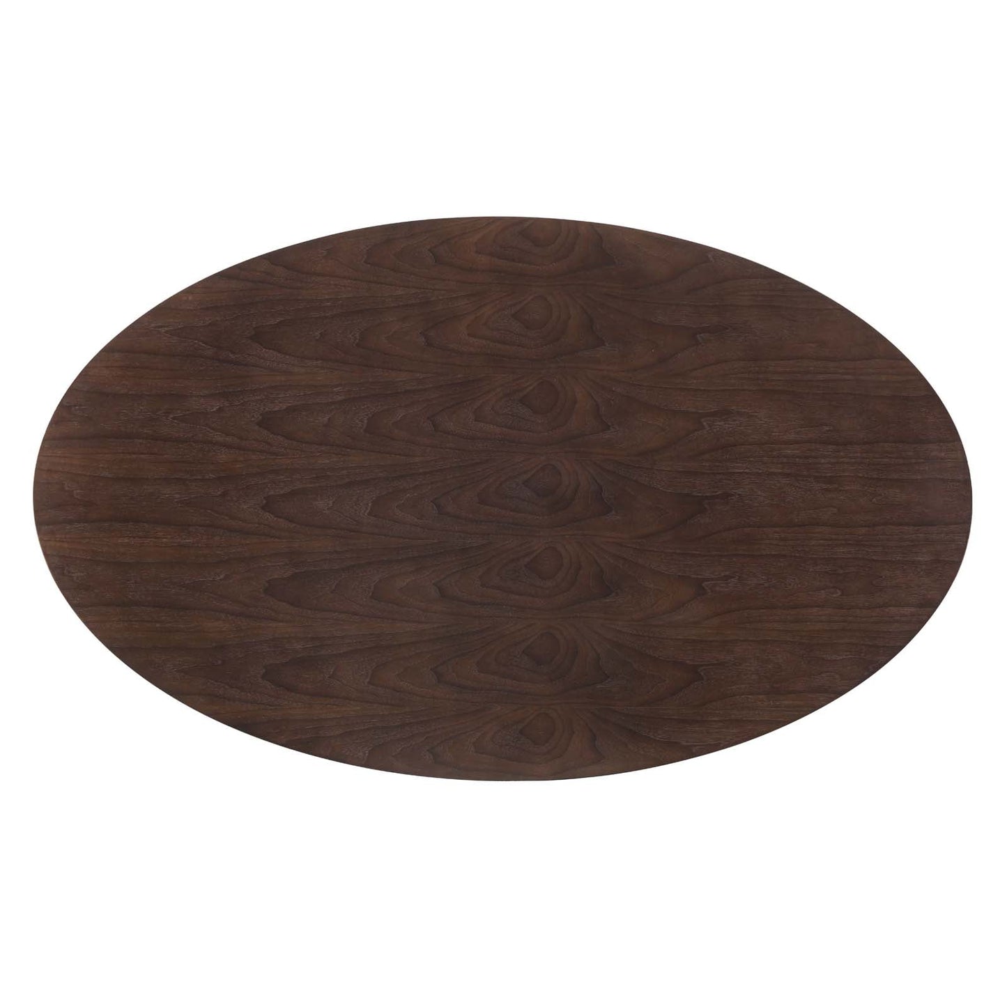 Lippa 78" Oval Dining Table White Cherry Walnut EEI-5196-WHI-CHE