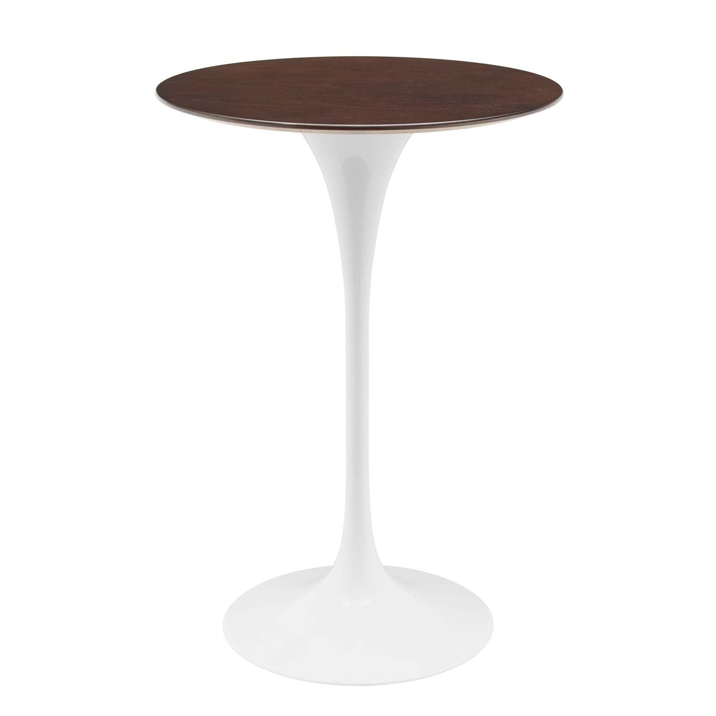 Lippa 28" Bar Table White Cherry Walnut EEI-5199-WHI-CHE