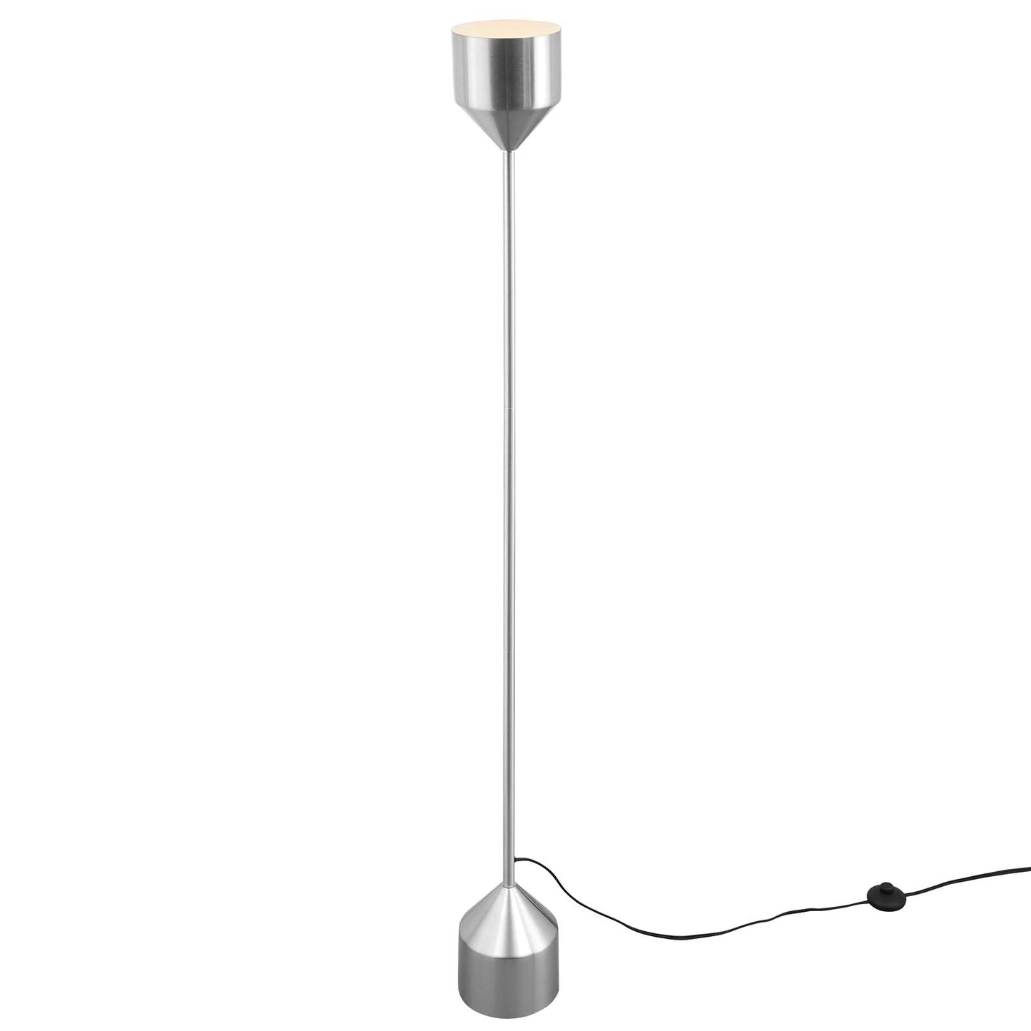 Kara Standing Floor Lamp Silver EEI-5306-SLV