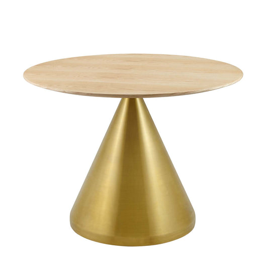 Tupelo 40" Dining Table Gold Natural EEI-5342-GLD-NAT