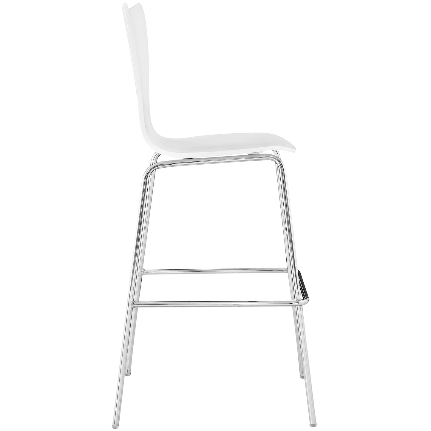 Ernie Wood Bar Stool White EEI-538-WHI