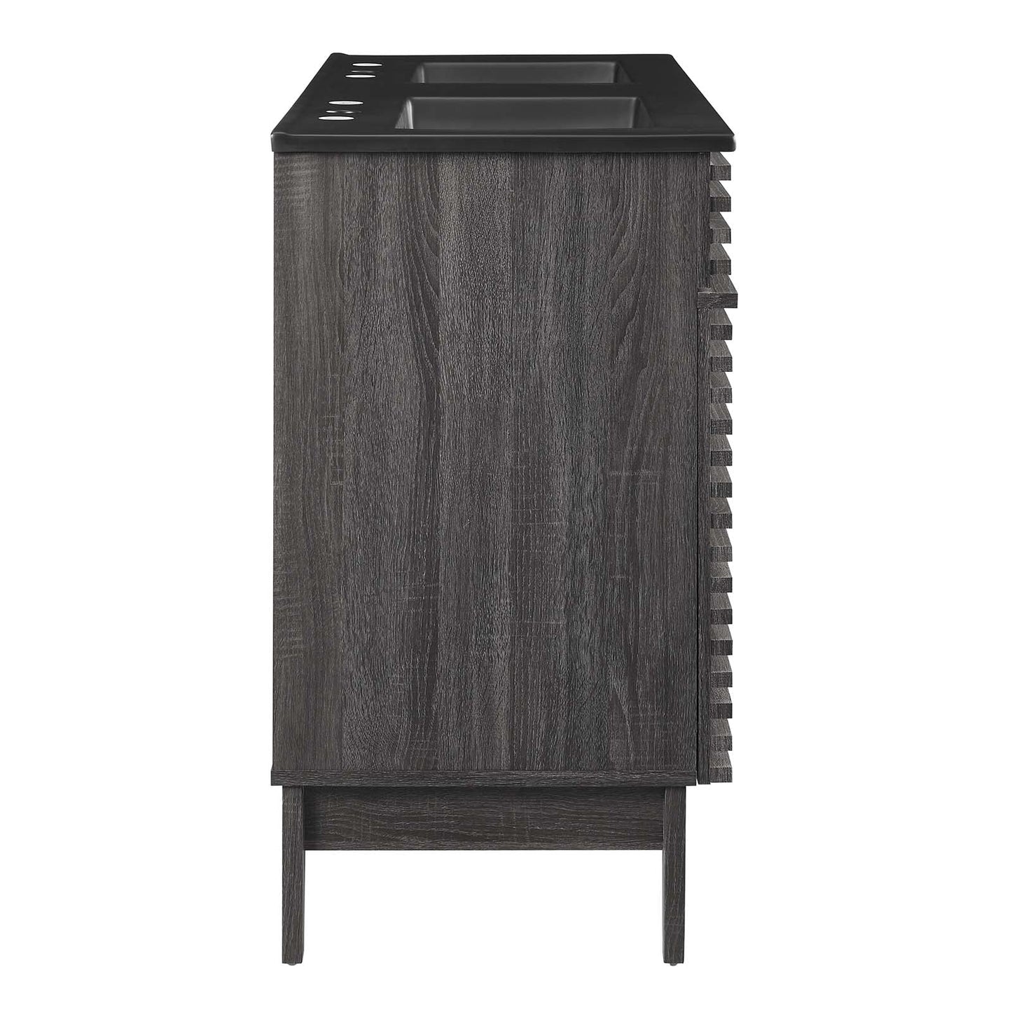 Render 48" Double Sink Bathroom Vanity Charcoal Black EEI-5381-CHA-BLK