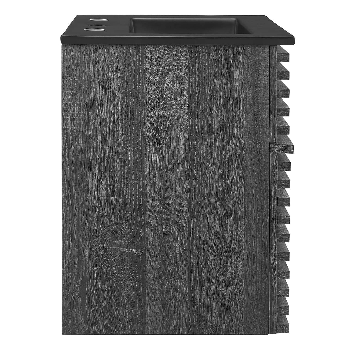 Render 18" Wall-Mount Bathroom Vanity Charcoal Black EEI-5390-CHA-BLK