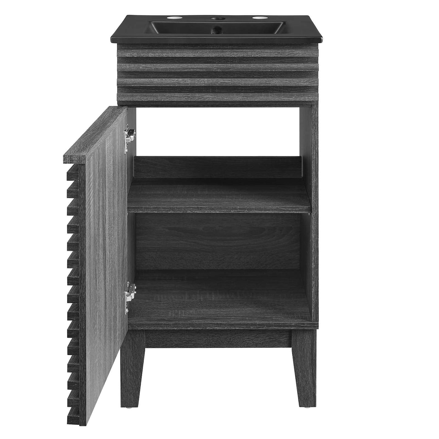 Render 18" Bathroom Vanity Charcoal Black EEI-5391-CHA-BLK