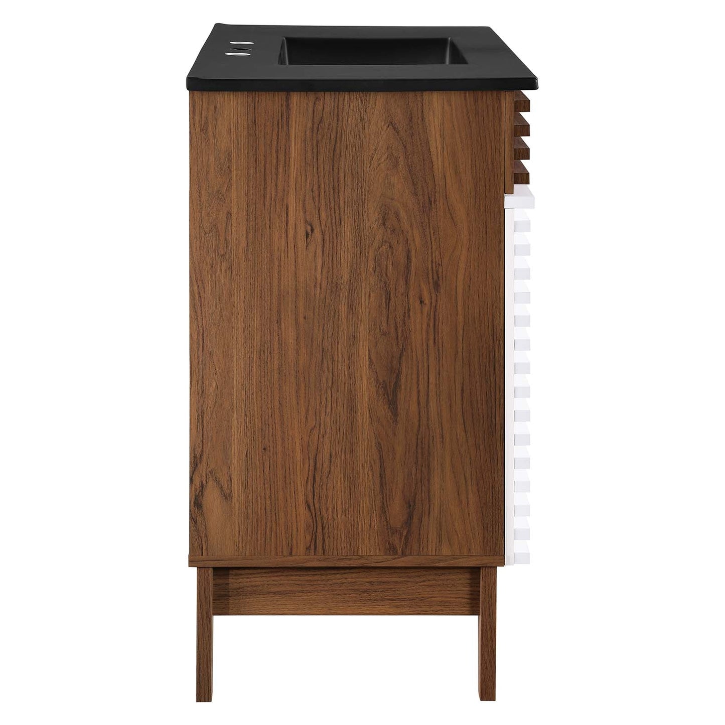 Render 36" Bathroom Vanity White Walnut Black EEI-5396-WHI-WAL-BLK