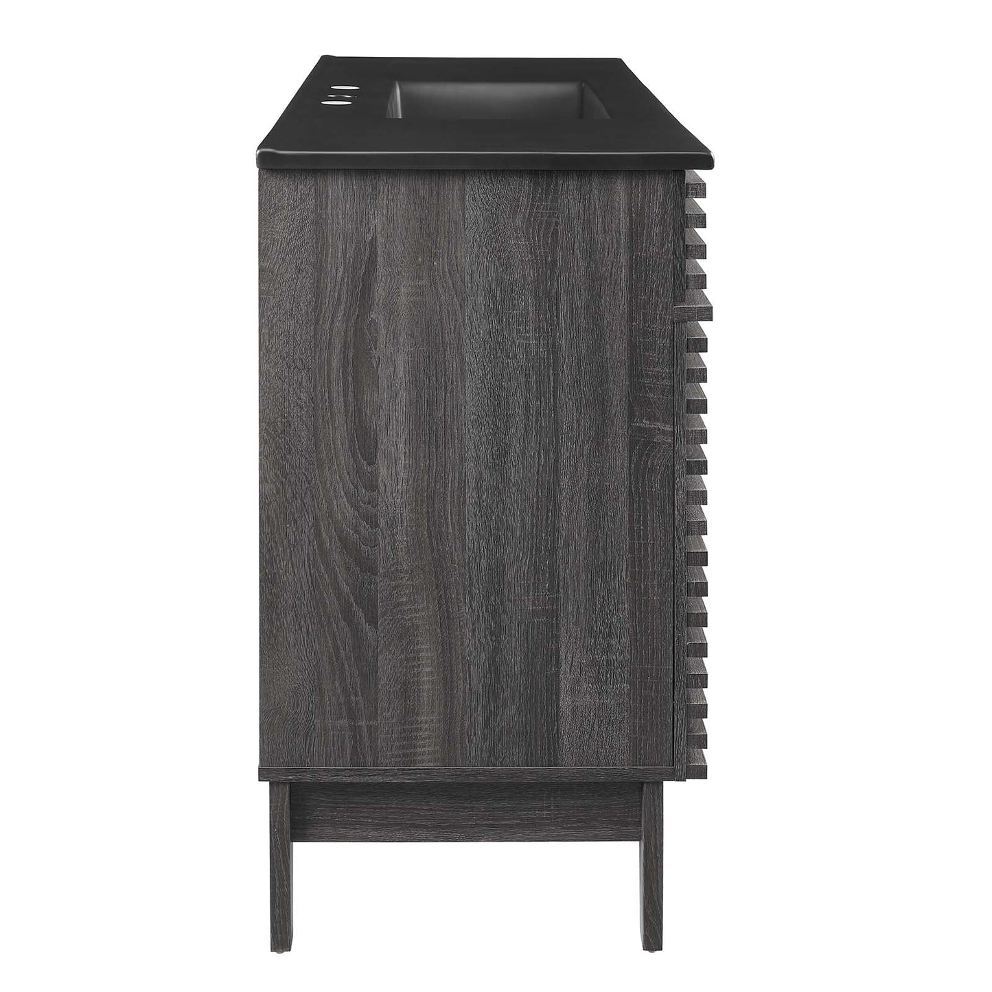 Render 48" Single Sink Bathroom Vanity Charcoal Black EEI-5398-CHA-BLK