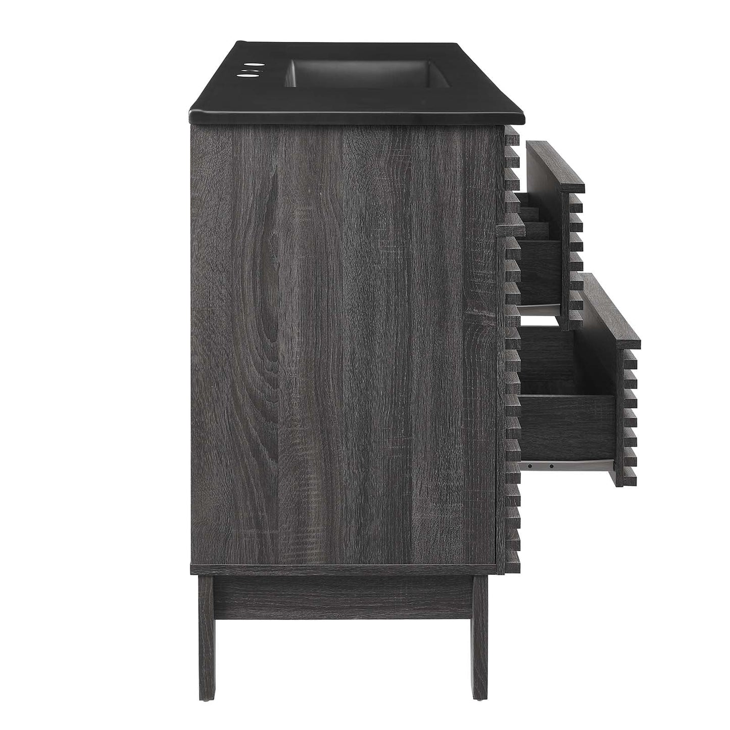 Render 48" Single Sink Bathroom Vanity Charcoal Black EEI-5398-CHA-BLK