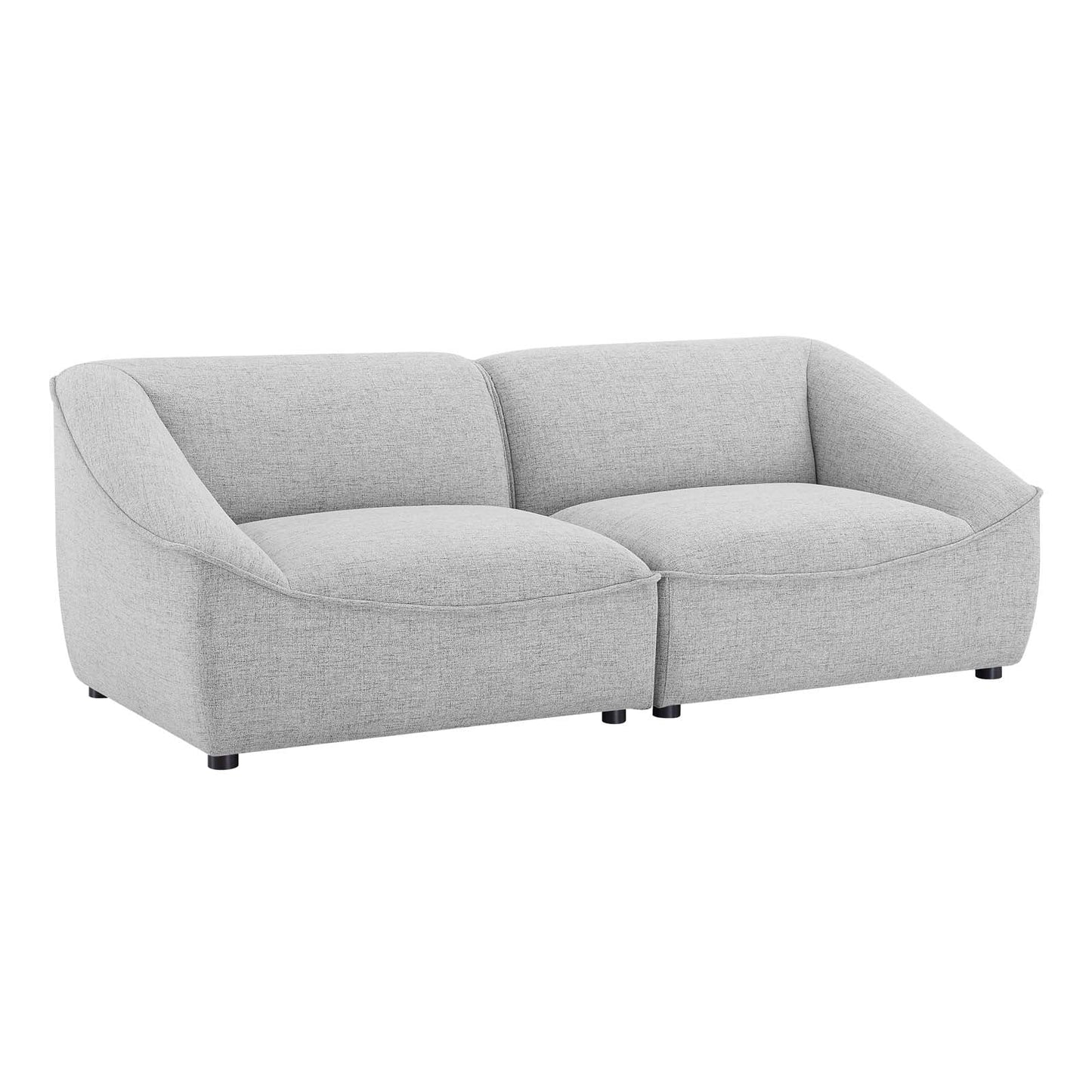 Comprise 2-Piece Loveseat Light Gray EEI-5403-LGR