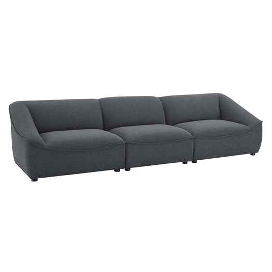 Comprise 3-Piece Sofa Charcoal EEI-5404-CHA