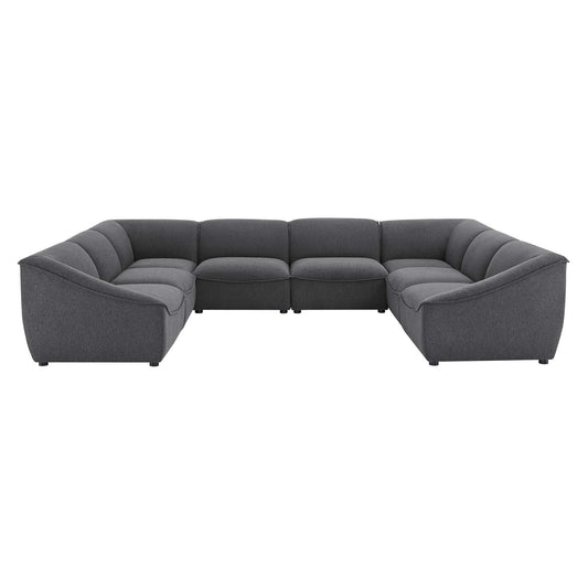 Comprise 8-Piece Sectional Sofa Charcoal EEI-5414-CHA