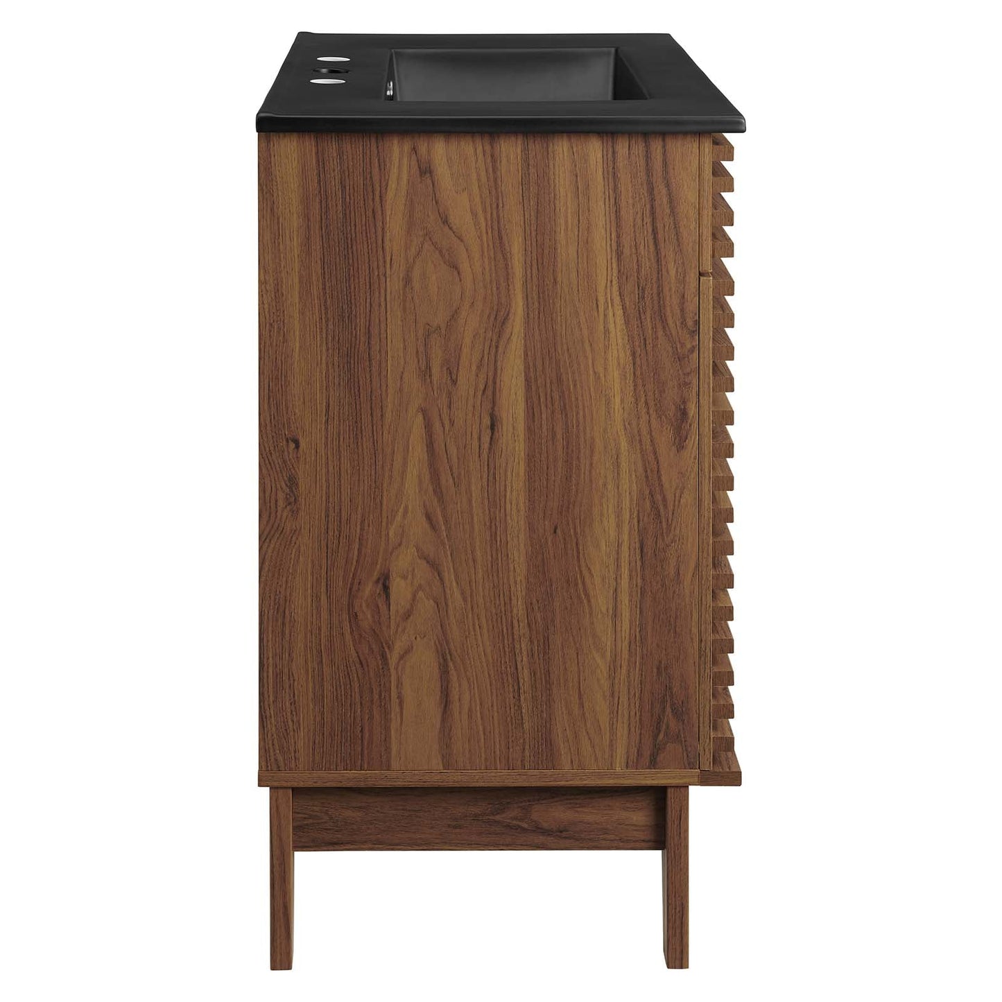 Render 30" Bathroom Vanity Walnut Black EEI-5418-WAL-BLK