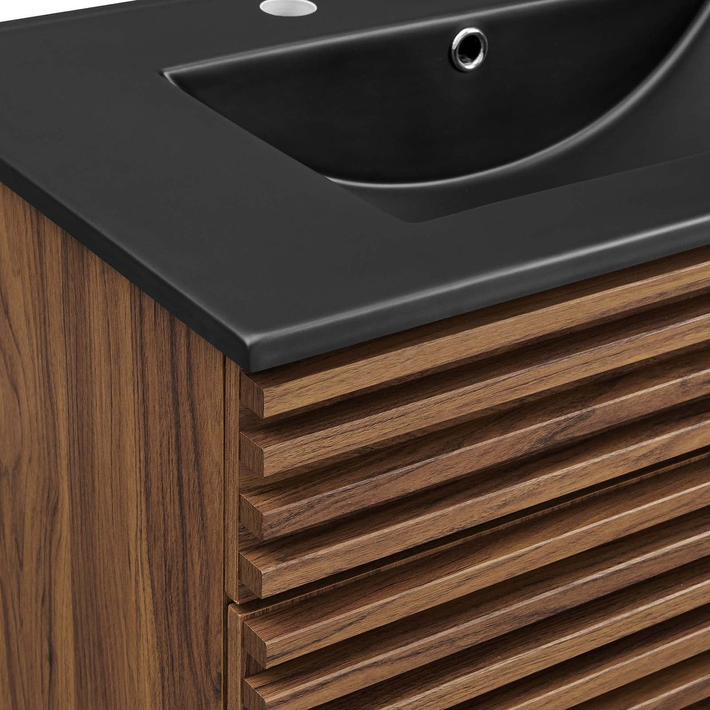 Render 30" Bathroom Vanity Walnut Black EEI-5418-WAL-BLK