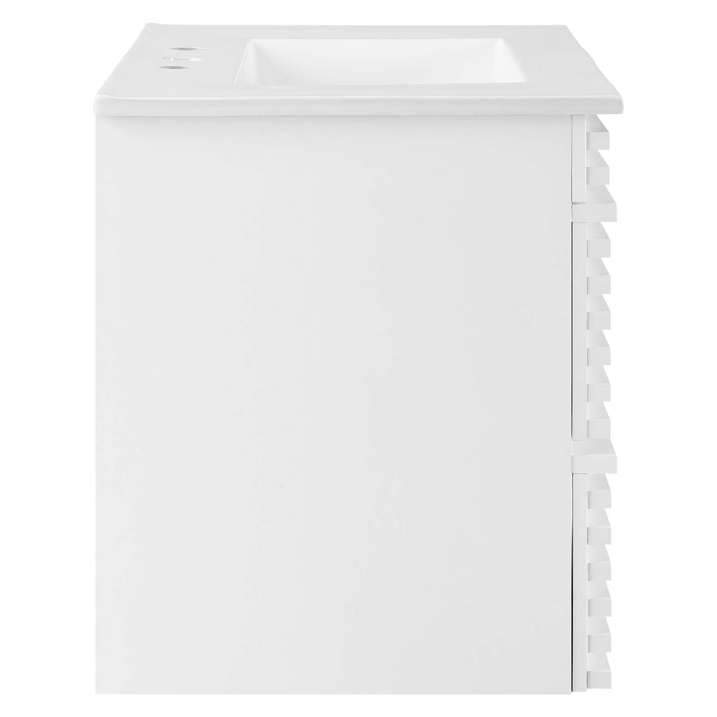 Render 30" Wall-Mount Bathroom Vanity White White EEI-5421-WHI-WHI