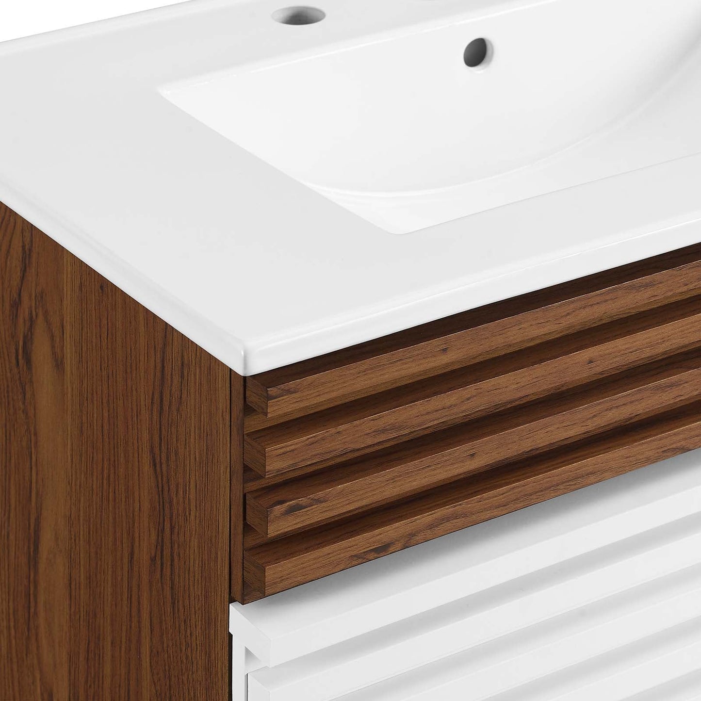 Render 30" Bathroom Vanity Cabinet White Walnut White EEI-5422-WHI-WAL-WHI