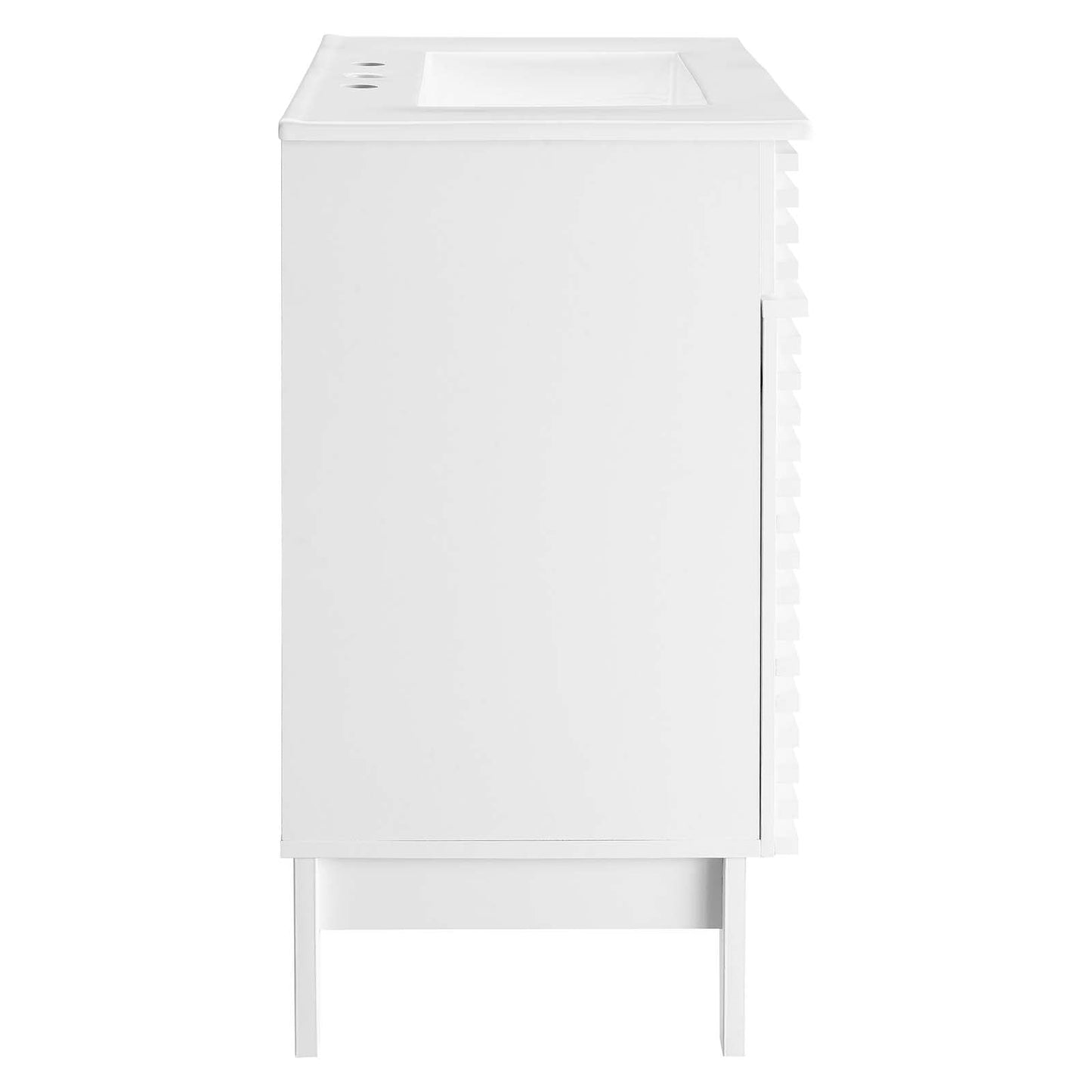 Render 30" Bathroom Vanity Cabinet White White EEI-5422-WHI-WHI