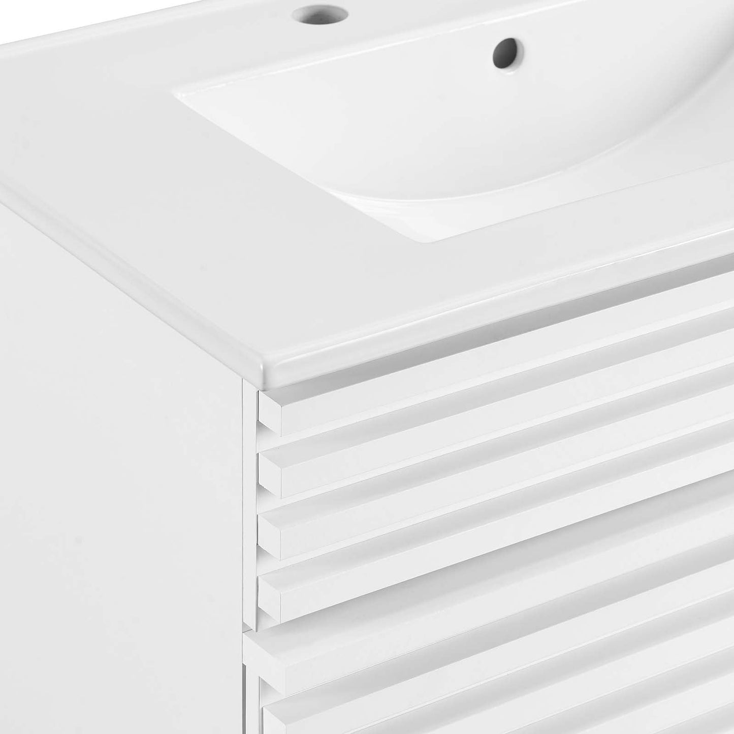 Render 30" Bathroom Vanity Cabinet White White EEI-5422-WHI-WHI