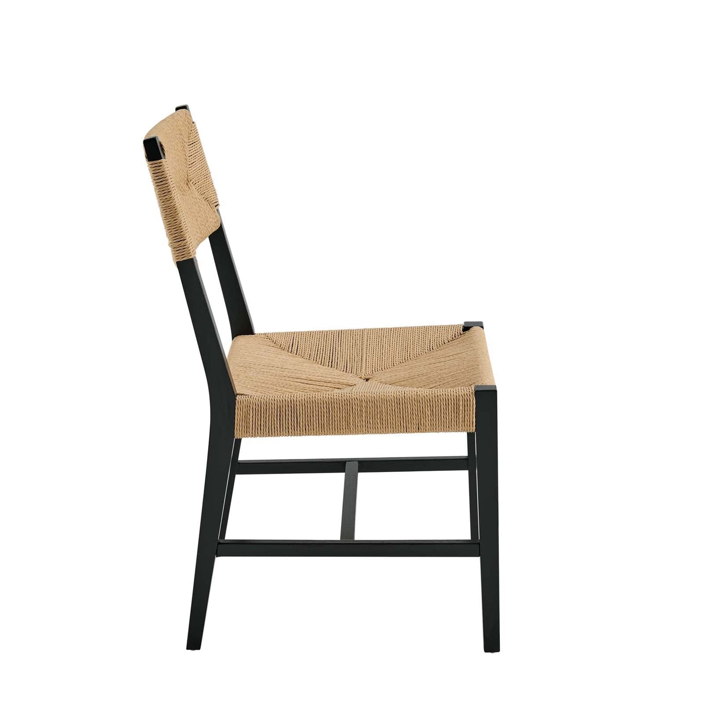 Bodie Wood Dining Chair Black Natural EEI-5489-BLK-NAT