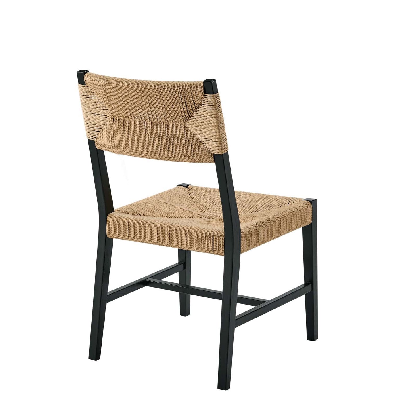 Bodie Wood Dining Chair Black Natural EEI-5489-BLK-NAT