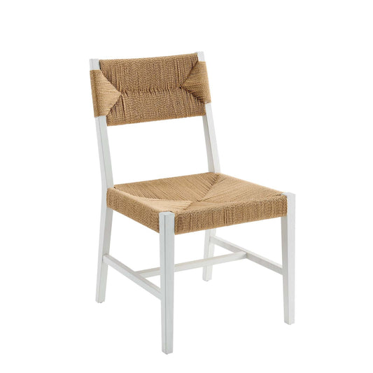 Bodie Wood Dining Chair White Natural EEI-5489-WHI-NAT