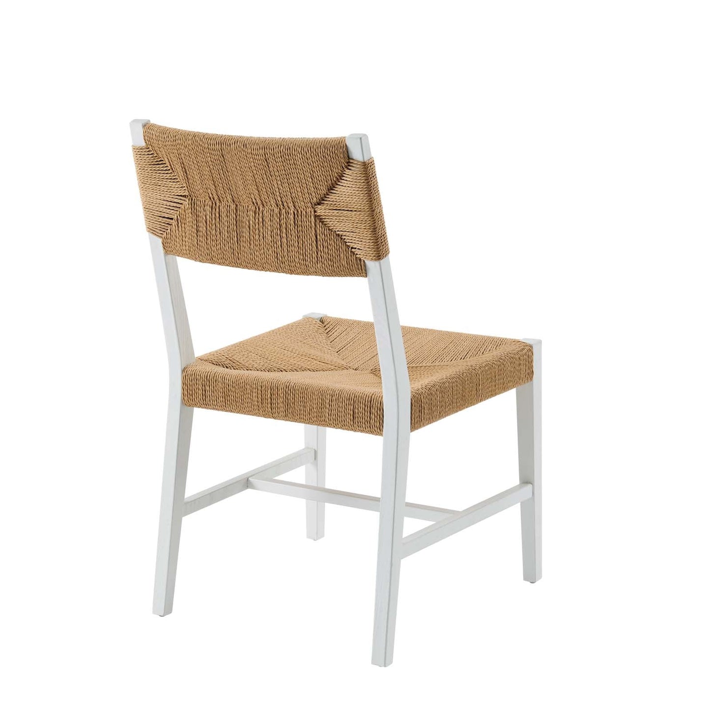 Bodie Wood Dining Chair White Natural EEI-5489-WHI-NAT