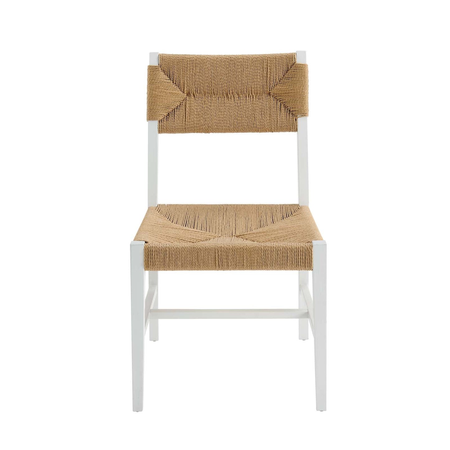 Bodie Wood Dining Chair White Natural EEI-5489-WHI-NAT