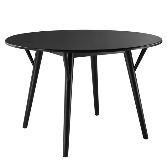 Gallant 47" Dining Table Black Black EEI-5511-BLK-BLK