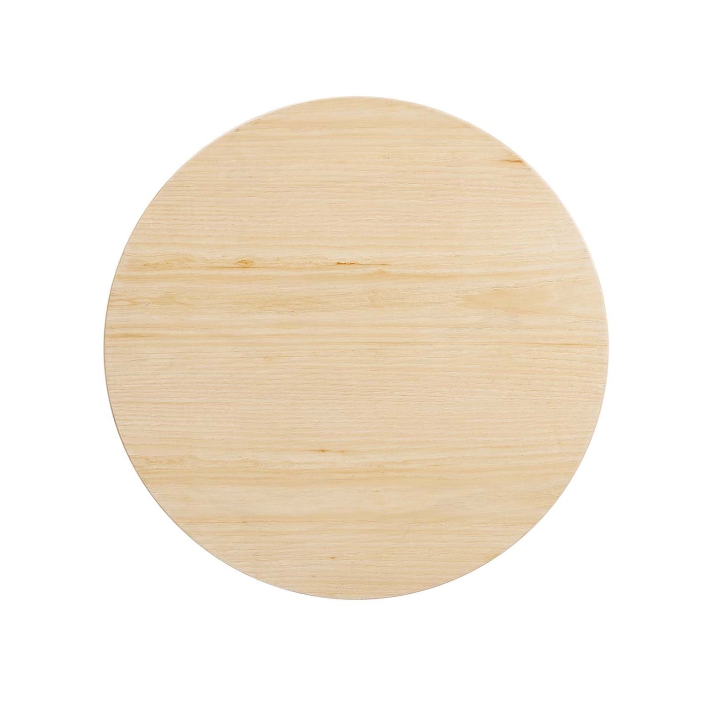 Lippa 28" Round Natural Wood Grain Bar Table Gold Natural EEI-5530-GLD-NAT