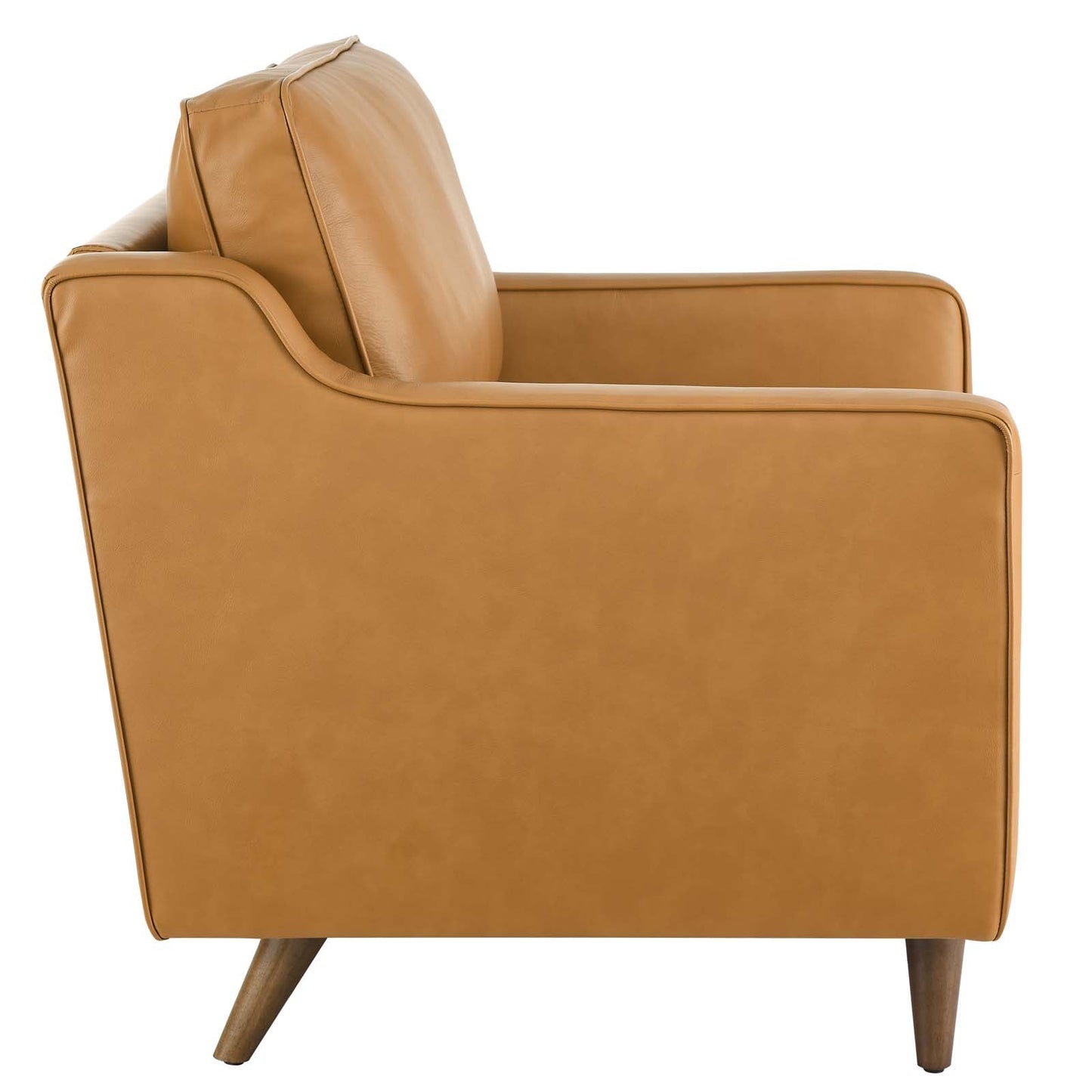 Impart Genuine Leather Armchair Tan EEI-5555-TAN