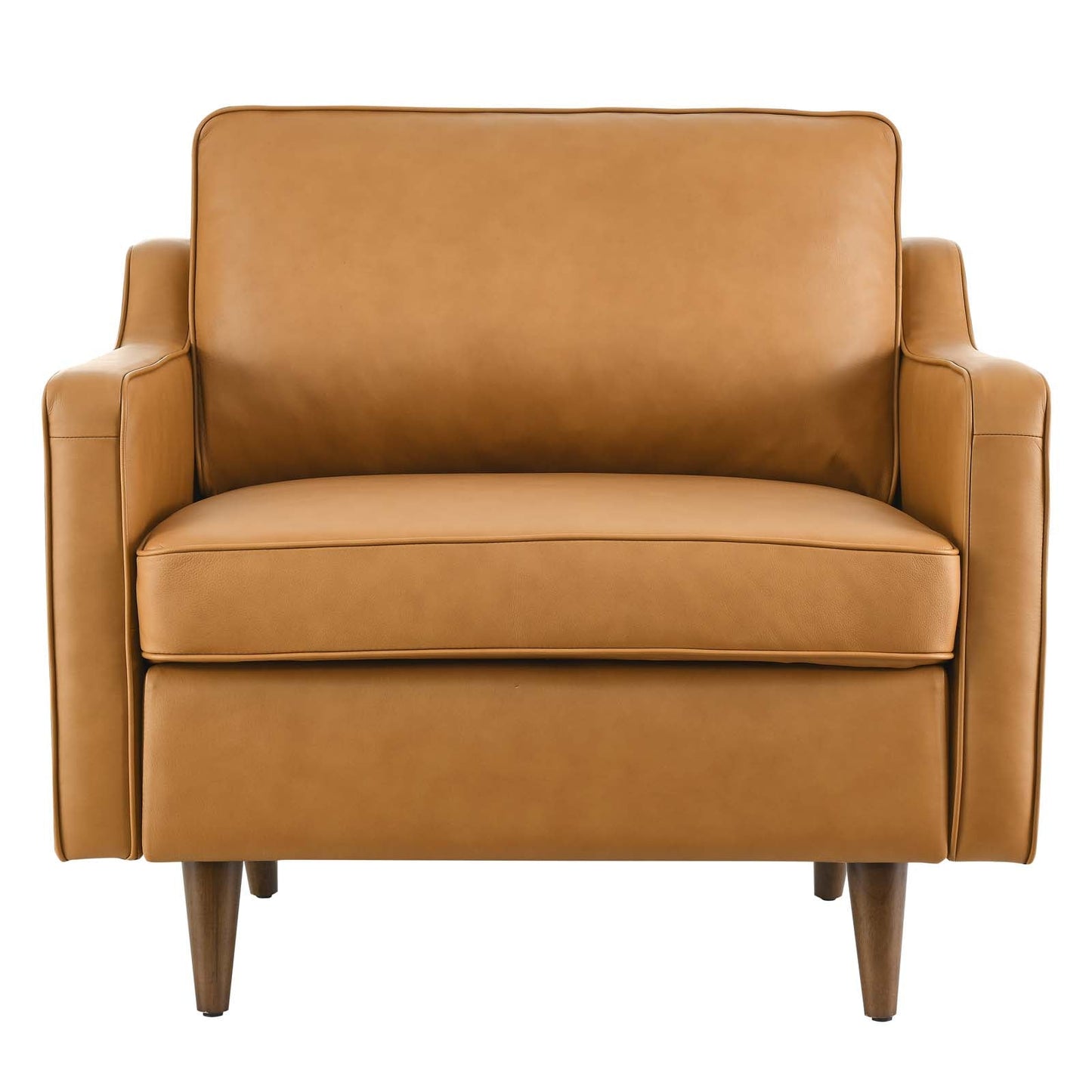 Impart Genuine Leather Armchair Tan EEI-5555-TAN