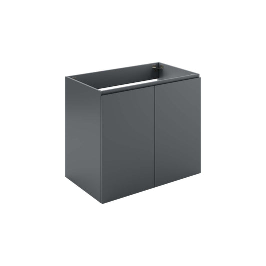 Vitality 30" Wall-Mount Bathroom Vanity (Sink Basin Not Included) Gray EEI-5558-GRY