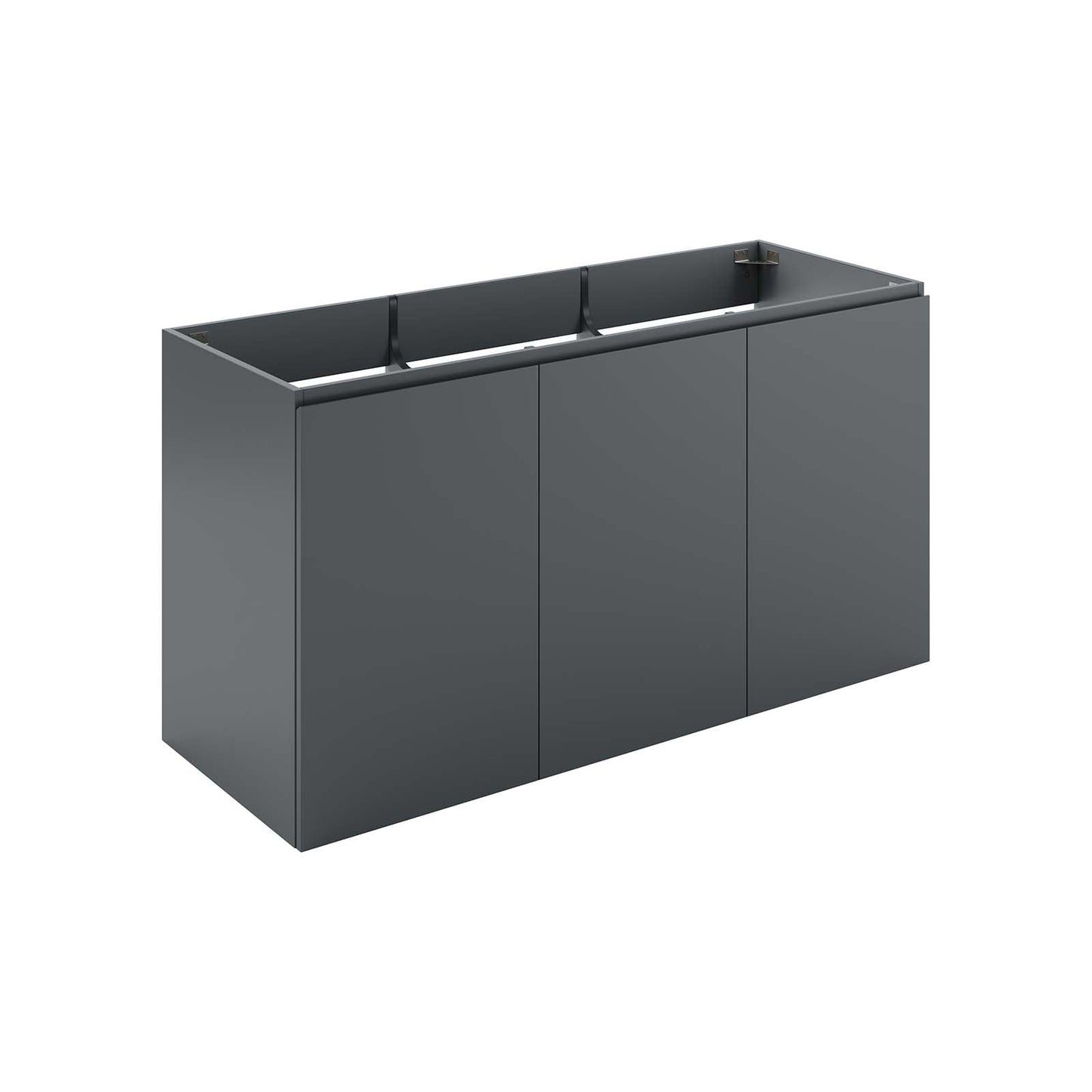 Vitality 48" Wall-Mount Bathroom Vanity (Sink Basin Not Included) Gray EEI-5560-GRY