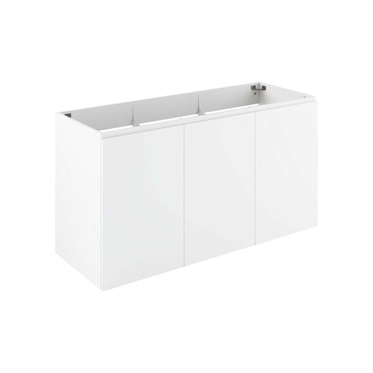 Vitality 48" Wall-Mount Bathroom Vanity (Sink Basin Not Included) White EEI-5560-WHI