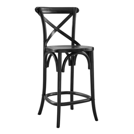 Gear Counter Stool Black EEI-5562-BLK