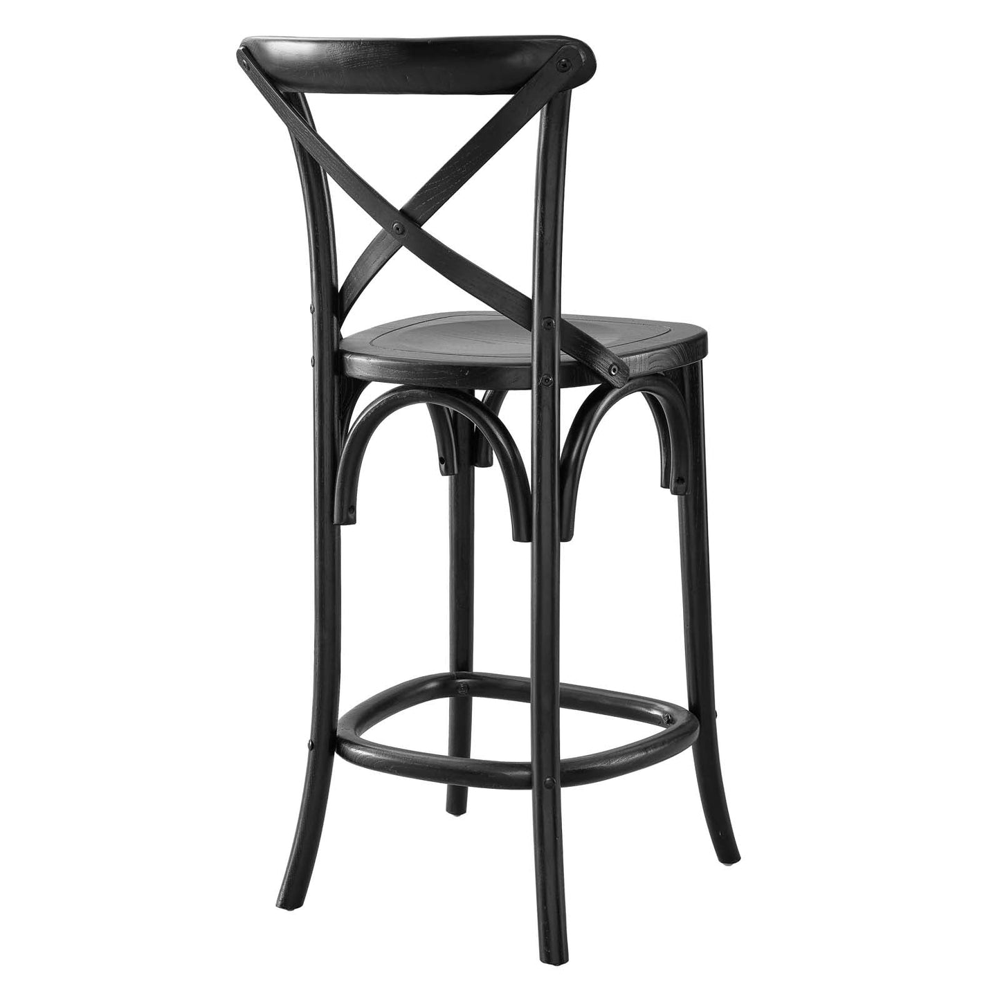 Gear Counter Stool Black EEI-5562-BLK