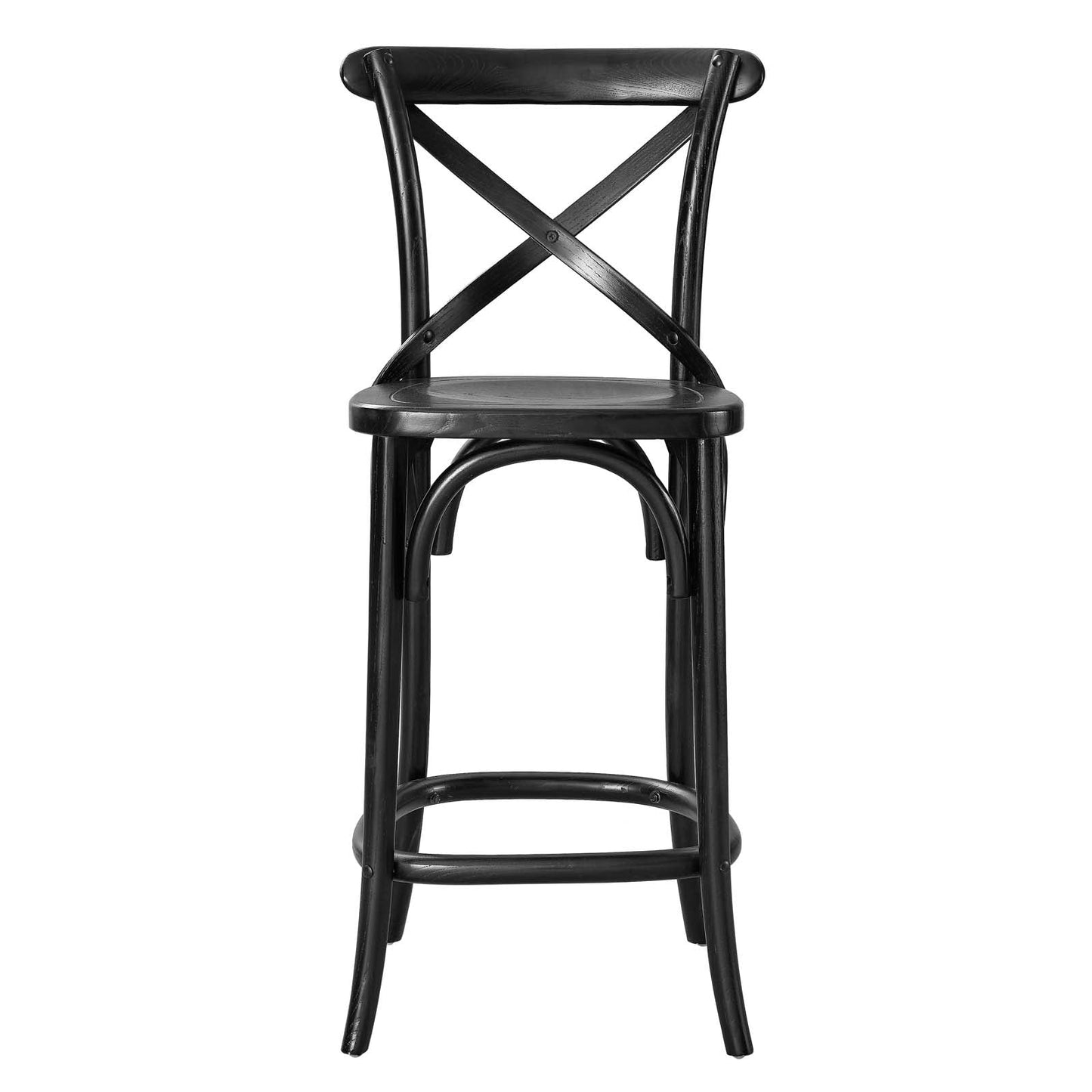 Gear Counter Stool Black EEI-5562-BLK