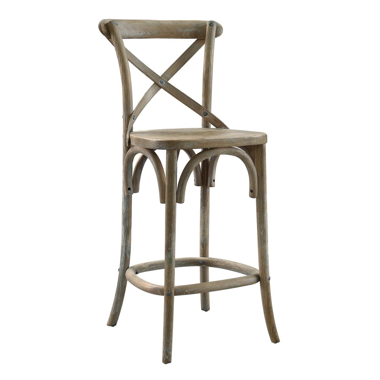 Gear Counter Stool Gray EEI-5562-GRY