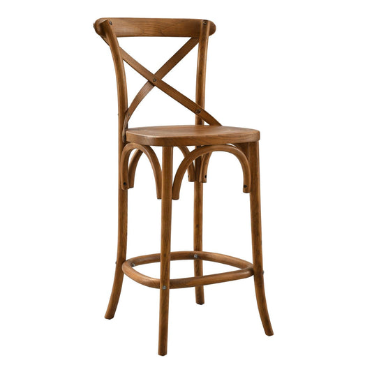 Gear Counter Stool Walnut EEI-5562-WAL