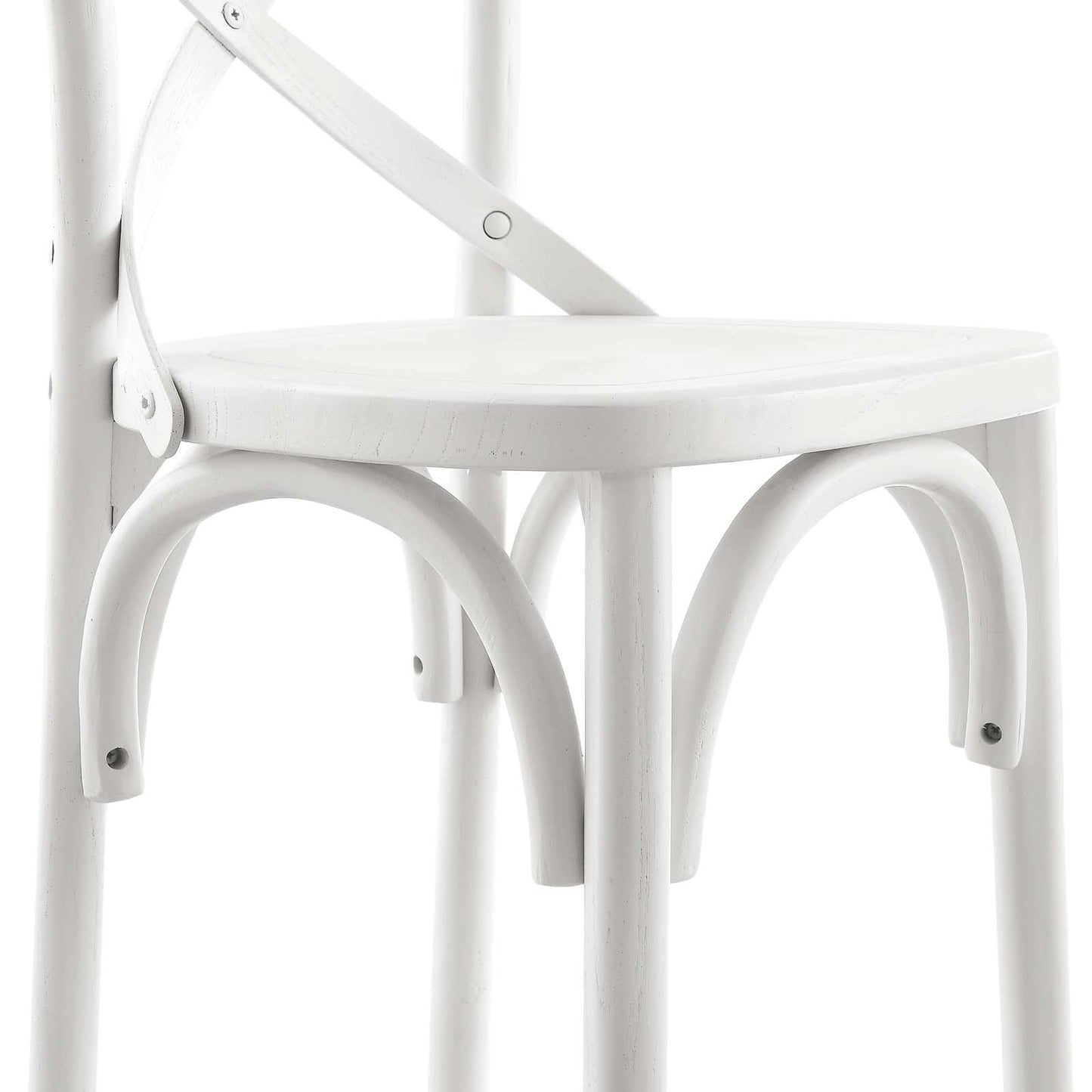 Gear Counter Stool White EEI-5562-WHI