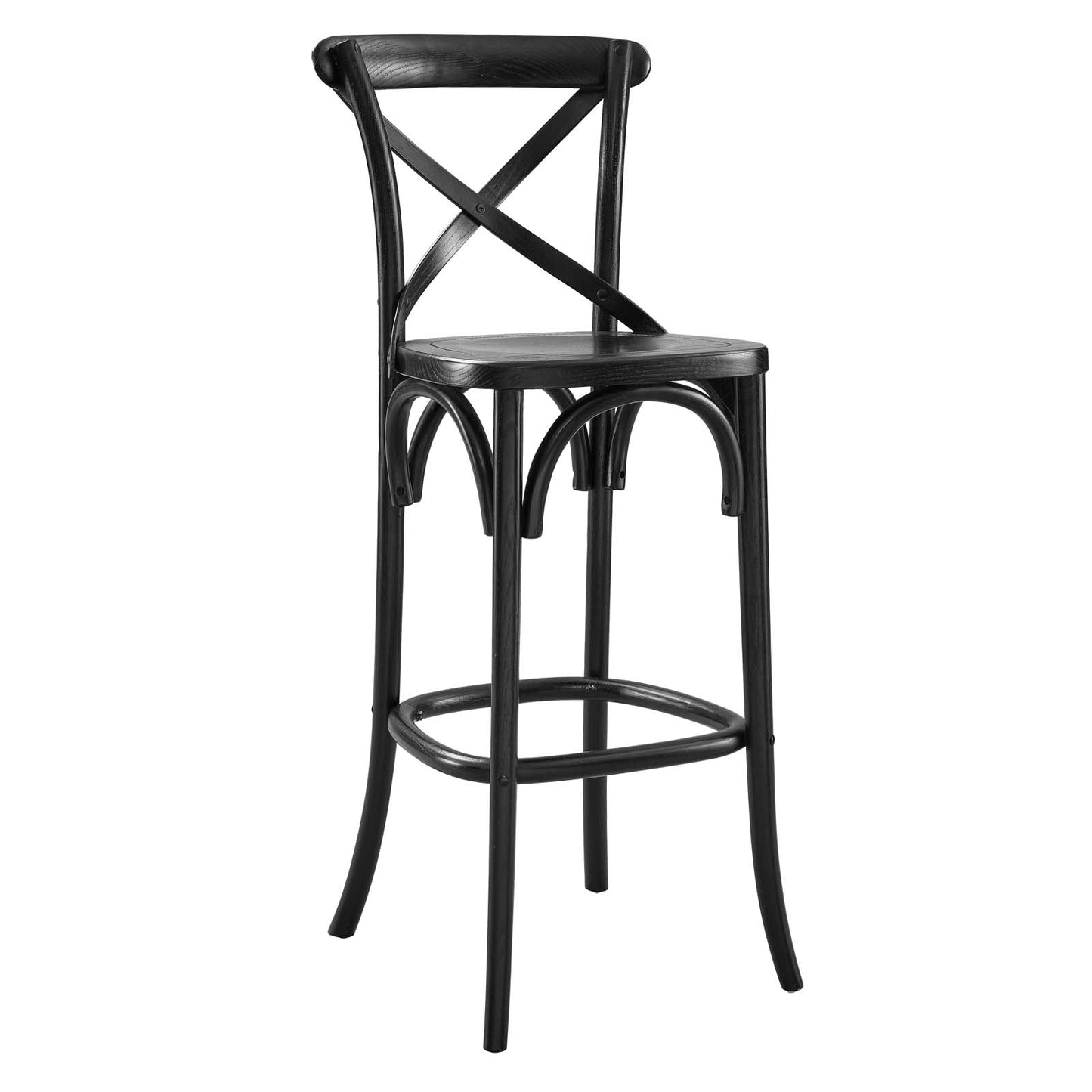 Gear Bar Stool Black EEI-5563-BLK