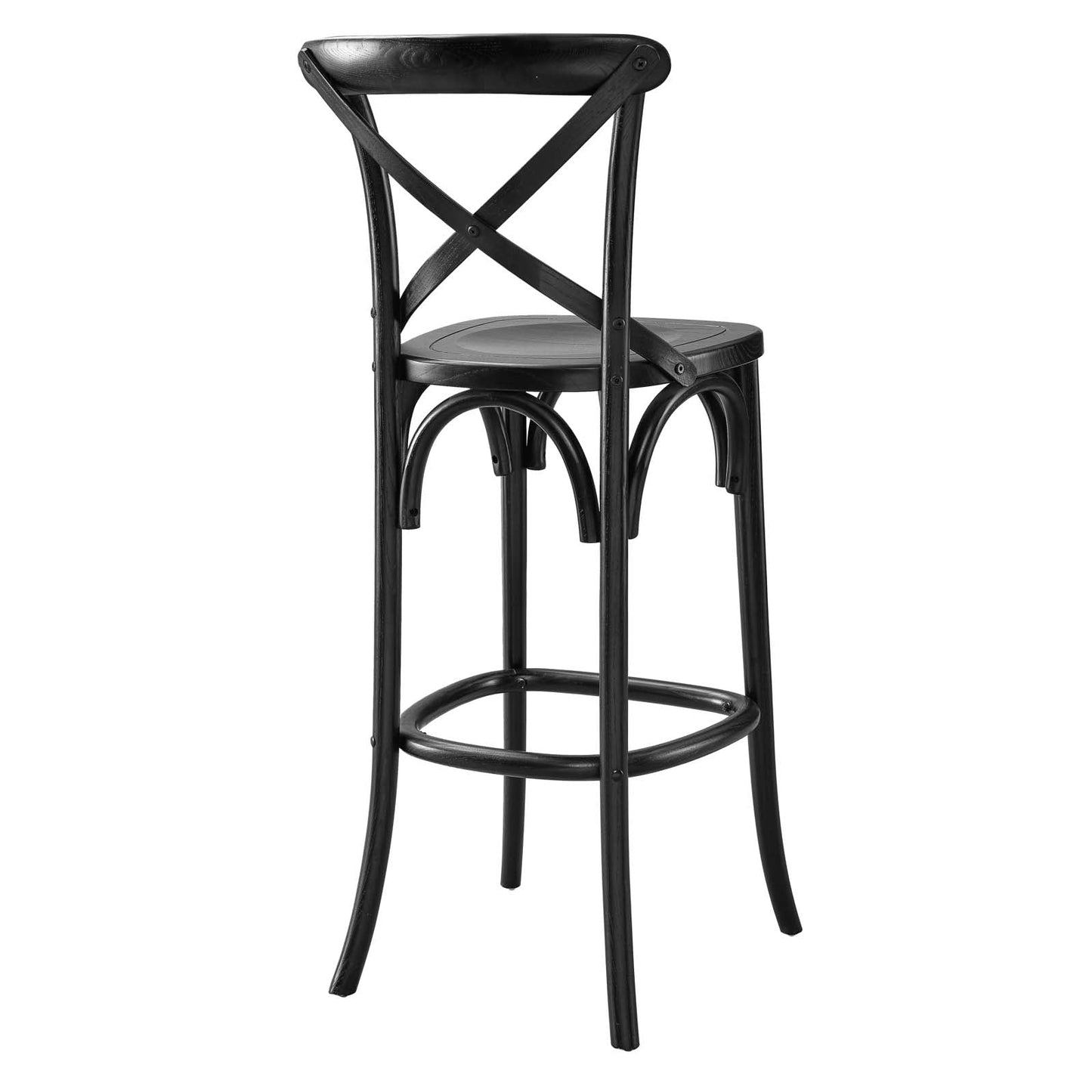 Gear Bar Stool Black EEI-5563-BLK