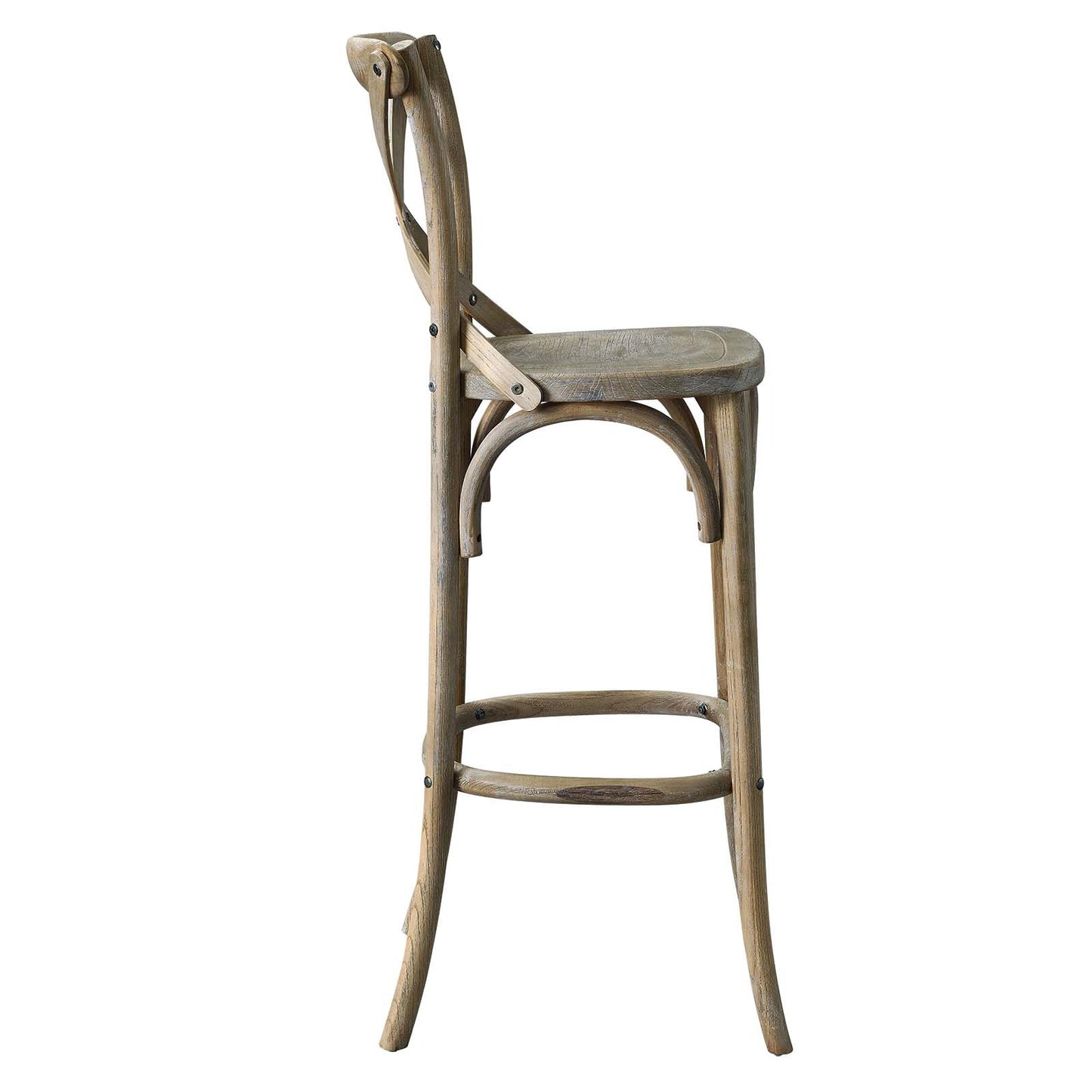 Gear Bar Stool Gray EEI-5563-GRY