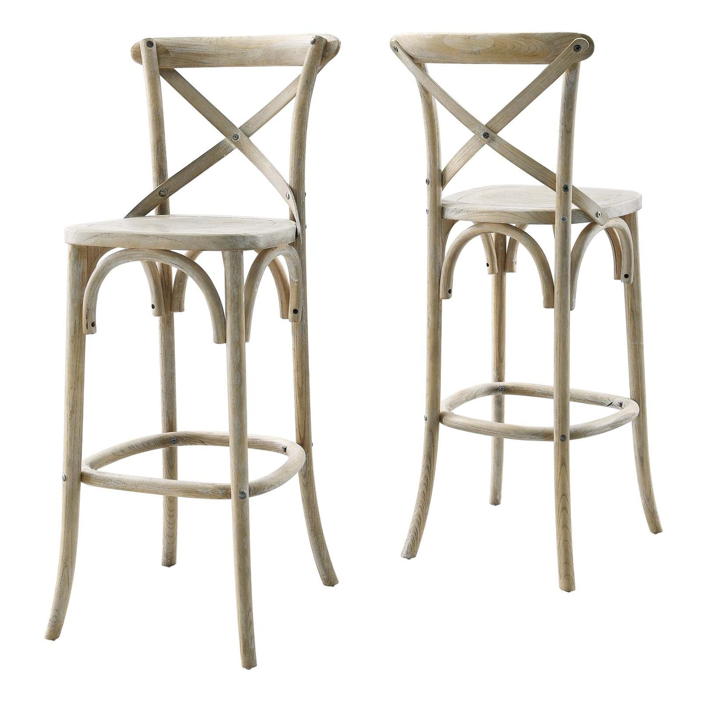 Gear Bar Stool Gray EEI-5563-GRY